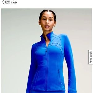 Lululemon purple Define Jacket Size 12